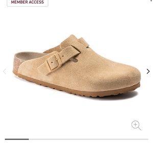 BRAND NEW Birkenstock Boston in ‘Latte Cream’- Size 39 (W8-8.5)